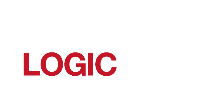 Document Logic Logo White Red